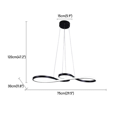 Freya LED Pendelleuchte Kronleuchter Dimmbare Deckenlampe | Shiraki