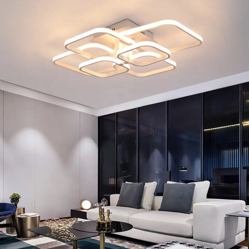 Minimalistisches Acrylic LED Deckenlicht | Modernes Quadrat-Design