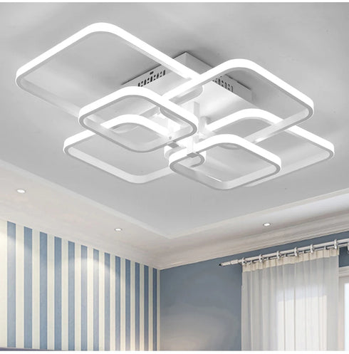 Minimalistisches Acrylic LED Deckenlicht | Modernes Quadrat-Design
