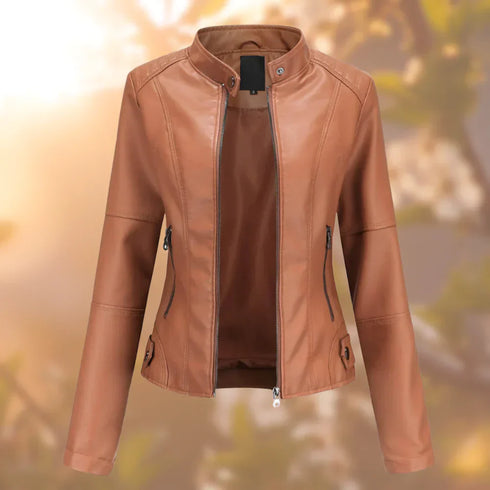 STYLISCHE BIKERJACKE FÜR DAMEN | TAILLIERTE PASSFORM