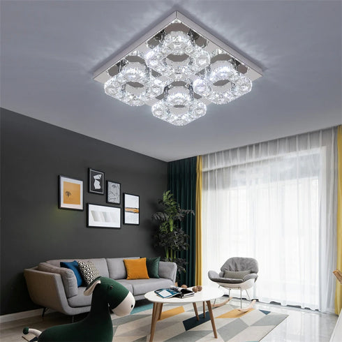 Siv Moderner LED-Kronleuchter mit Fernbedienung | Shiraki