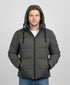 Valcorus Herren Winterjacke mit Kapuze & Fellbesatz – warm