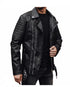 Vortexar Herren Leder-Bikerjacke – echtes Lammleder rockiger Stil