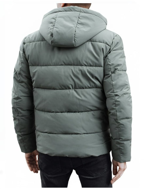 Valcorus Herren Winterjacke mit Kapuze & Fellbesatz – warm