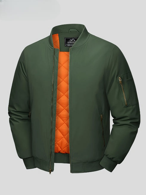 Stratonar Herren Winterjacke – winddicht gesteppte Fütterung vollzip