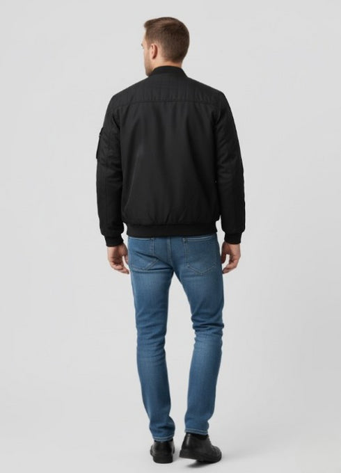 Helmarth Herren Flight-Jacke – winddicht gesteppte Thermofütterung