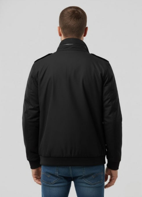 Falkronix Herren Cargojacke –Standkragen mit Vollreißverschluss