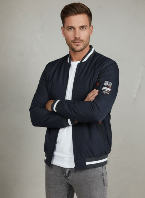 Darvon Herrenjacke – Leichtjacke ohne Kapuze, sportlich & warm