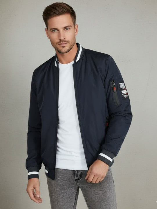 Darvon Herrenjacke – Leichtjacke ohne Kapuze, sportlich & warm