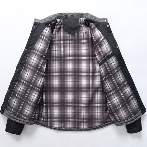 Valtor Herren Leichte Jacke mit Stehkragen