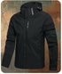 Draxis Herren Leichte Wasserdichte Outdoorjacke mit Kapuze