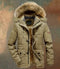 Kronen Herren Fleece-Baumwolljacke Oversize