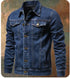 Dornek Herren Slim Fit Denimjacke aus Baumwolle