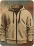 Alwin Herren Fleece Hoodie mit Reißverschluss