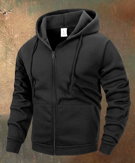 Thoren Herren Kapuzenpullover mit Reißverschluss und Kapuze