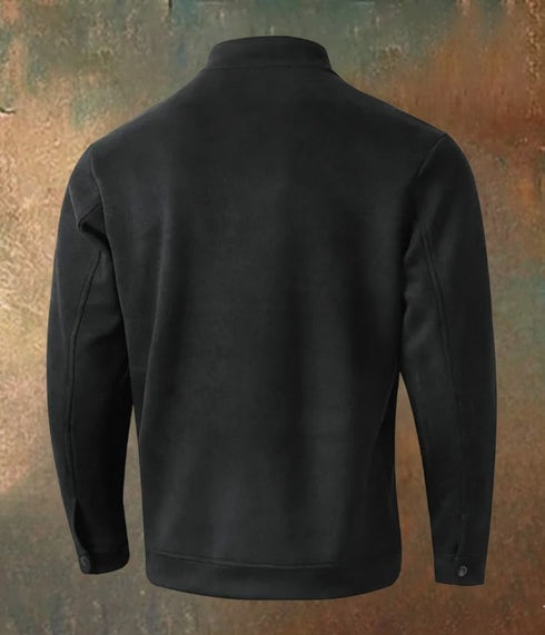 Gunther Herren Slim Fit Jacke mit Rundhalsausschnitt