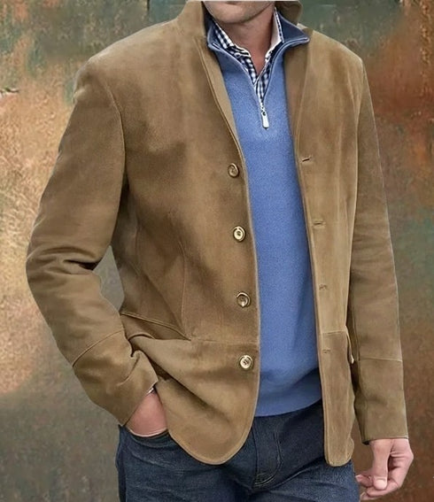 Helmar Herren-Freizeitmantel mit Umlegekragen