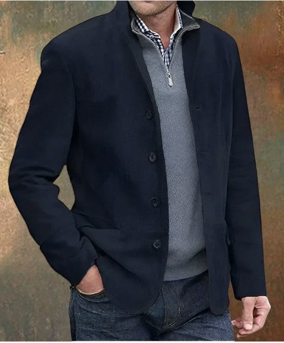 Helmar Herren-Freizeitmantel mit Umlegekragen