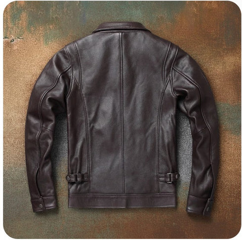 Kael Herren Lederjacke Slim Fit aus Rindsleder