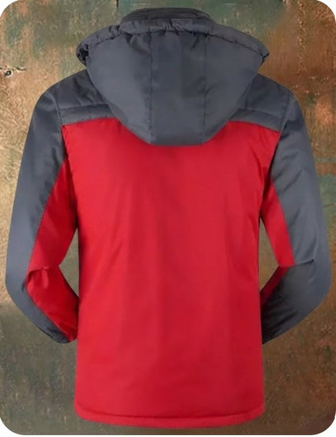 Reinhard Herren Fleece-Winterjacke mit Kapuze