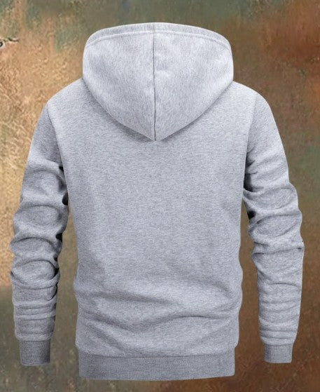 Thoren Herren Kapuzenpullover mit Reißverschluss und Kapuze