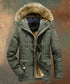 Kronen Herren Fleece-Baumwolljacke Oversize