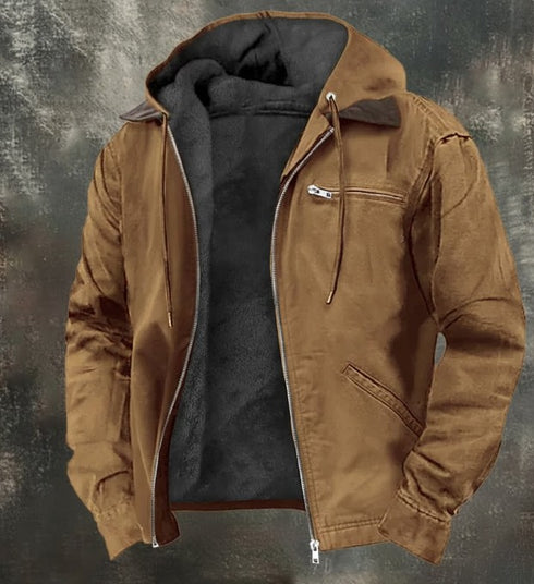 Sigmund Herren Kapuzenjacke aus Baumwolle