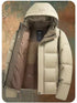 Braxen Herren-Winterjacke mit Kapuze Winddicht