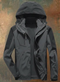 Draven Herren 3-in-1 Outdoorjacke Wasserdicht und Winddicht