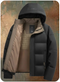 Braxen Herren-Winterjacke mit Kapuze Winddicht