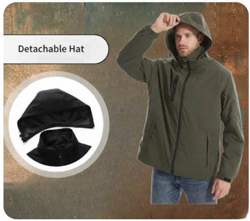 Eberhard Herren USB-Heizjacke mit Kapuze