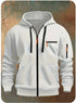 Alwin Herren Fleece Hoodie mit Reißverschluss