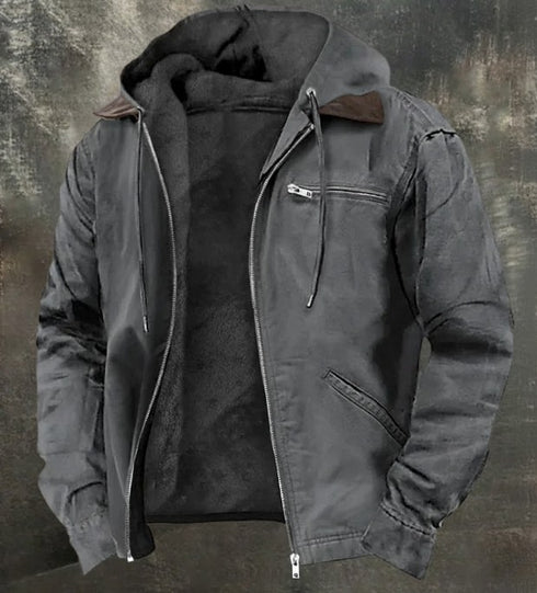 Sigmund Herren Kapuzenjacke aus Baumwolle