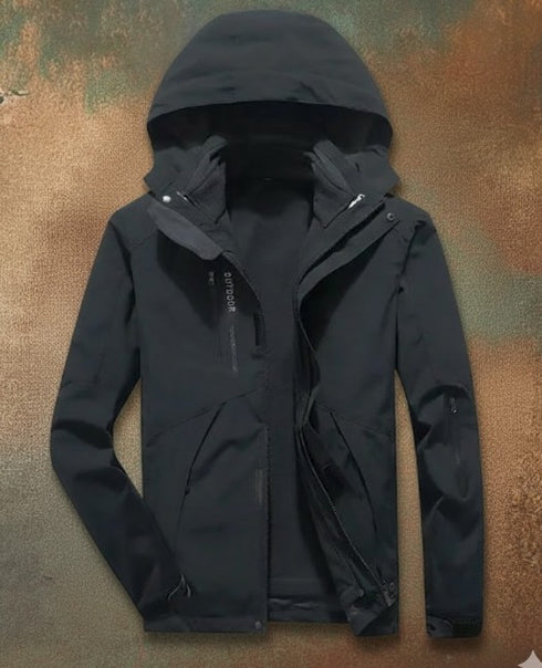 Draven Herren 3-in-1 Outdoorjacke Wasserdicht und Winddicht