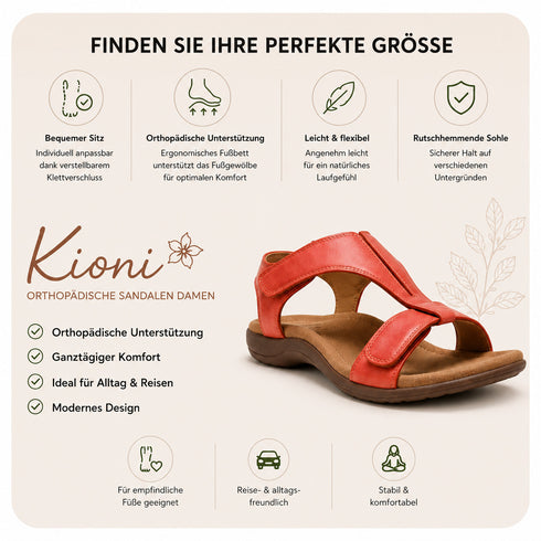 Kioni – Orthopädische Sandalen für Damen