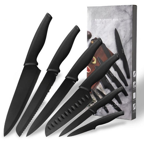 Kaito 6-teiliges Küchenmesser-Set Edelstahl | Shiraki