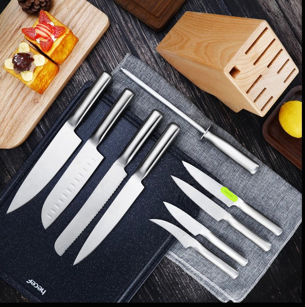 Takumi 10-teiliges Profi-Messerblock-Set mit Messerschärfer | Shiraki