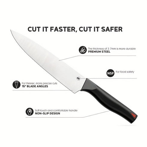 Seisen 15-teiliges Hochcarbon Küchenmesser-Set mit Messerblock | Shiraki