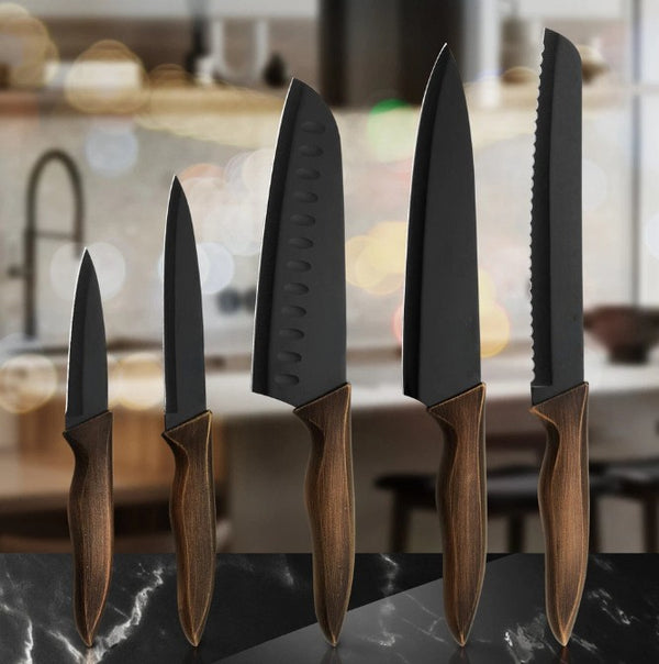 Tsubasa 5-teiliges Küchenmesser-Set mit Schutzhüllen | Shiraki