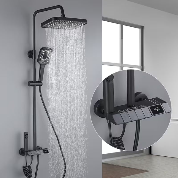 Kuromori – Luxus Duschsystem mit 40°C Thermostat & Spa-Erlebnis