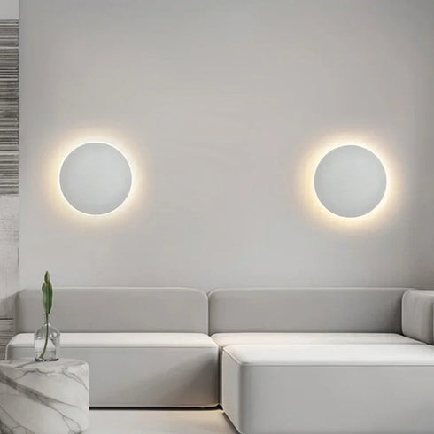 Runde LED-Wandleuchte