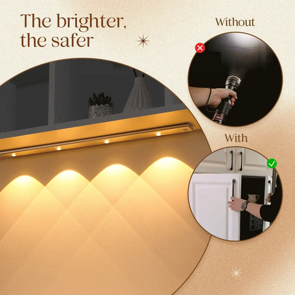 3 Stk. Automatisches LED Licht mit Bewegungssensor MotionGlow