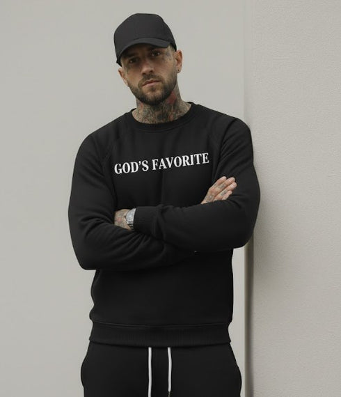 Rovan Herren Sweatshirt Print – Rundhals Langarm Winter