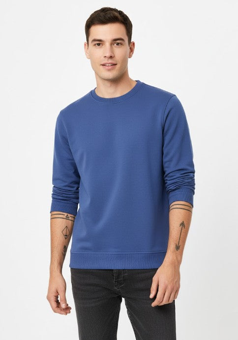 Basir Herren Sweatshirts – 3er-Pack Rundhals Basic Winter Fit