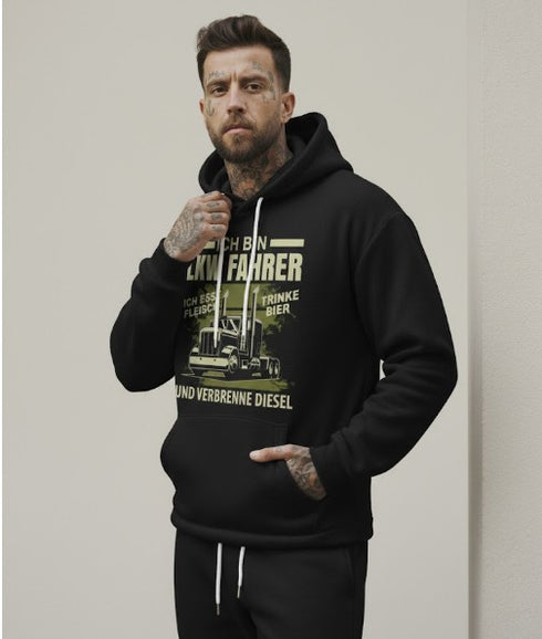 Traktor Herren Hoodie Pullover Sweatshirt