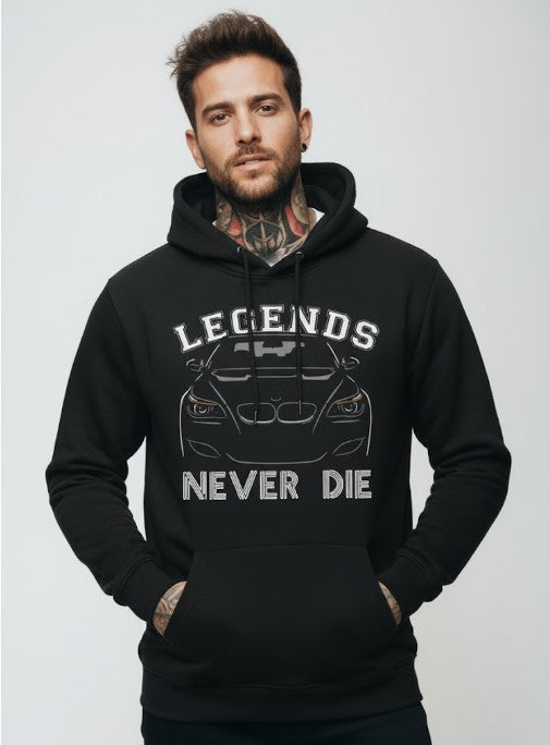 Straven Herren Hoodie Automotive Print – Pullover Sweatshirt Kapuze Langarm