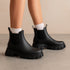 Marilena Damen Chelsea Stiefel – wasserdichte PVC-Stiefeletten mit gepolsterter EVA-Einlage & rutschfester Sohle – modisch & bequem | Shiraki