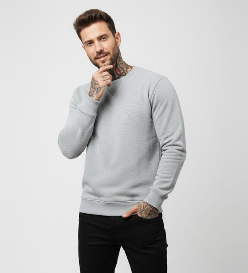 Vortex Basic Hoodie Pullover Rundhals weiche Baumwolle