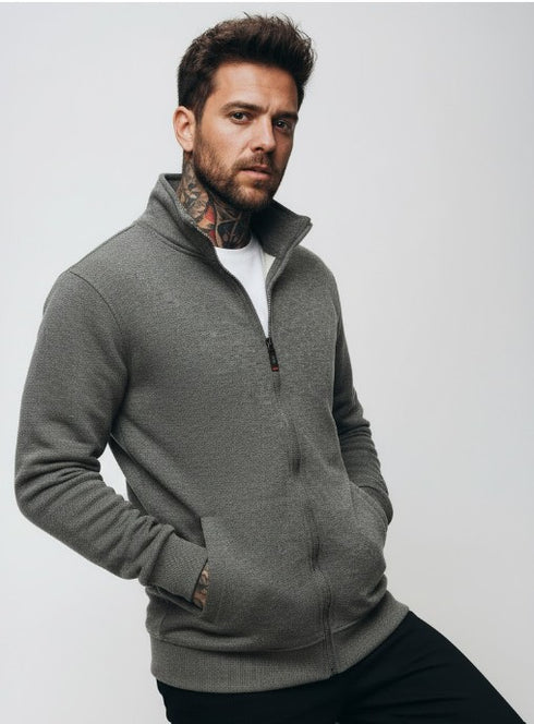 Valerian Sportjacke Trainingsjacke mit Stehkragen und Reißverschluss