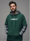 Ragnar Monogramm Hoodie Farbblockierender trendiger Pullover